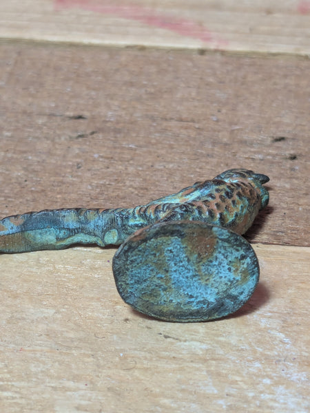 Small Metal Pheasant Figurine