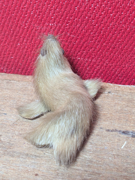 Vintage Real Leather Souvenir Seal