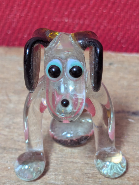 Pirelli Murano Style Glass Dog