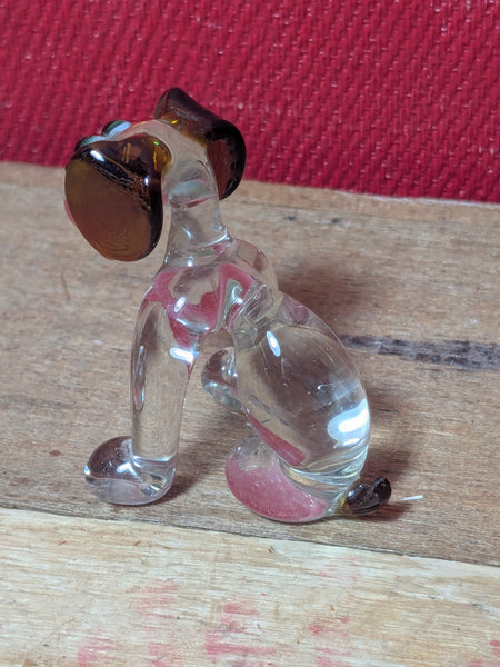 Pirelli Murano Style Glass Dog