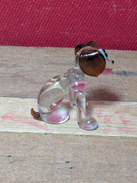Pirelli Murano Style Glass Dog