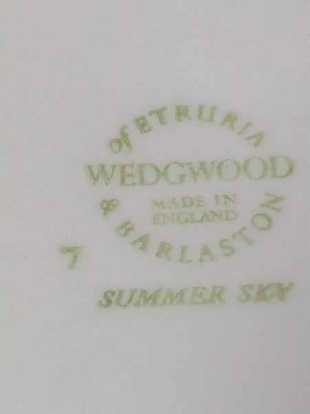 Wedgwood Summer Skies Cake or Sandwich Plate