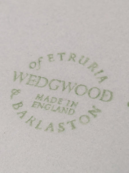 Wedgwood Green Sauce Boat and Saucer