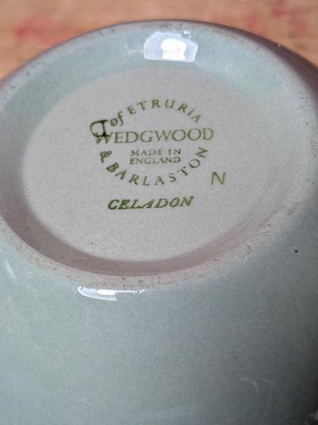Wedgwood Green Sugar Bowl