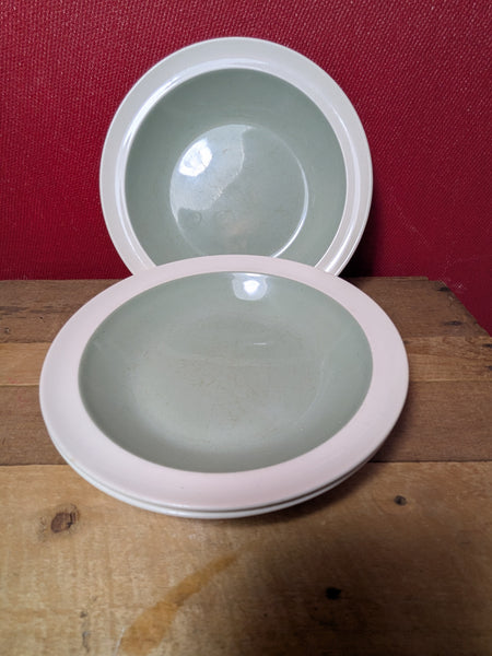 Wedgwood Green Soup Bowl x 3