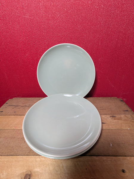 Poole Green Side Plates x 3