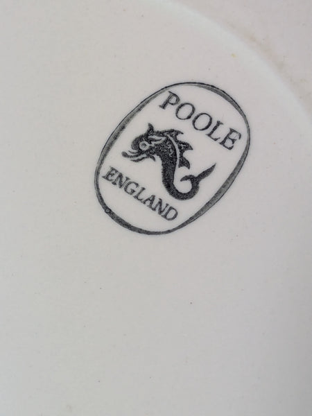 Poole Green Side Plates x 3