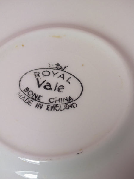 Vintage Royal Vale Tea Cup and Saucer