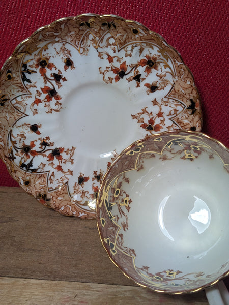 Vintage Bone China Tea Cup and Saucer