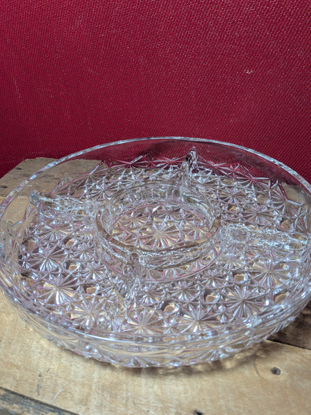 Pressed Glassed Party Platter