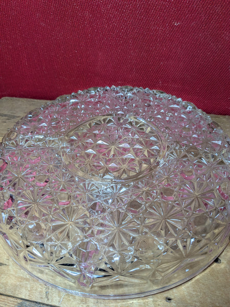 Pressed Glassed Party Platter