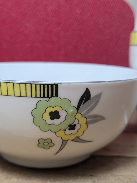 Czechoslovakian Milk Jug and Sugar Bowl