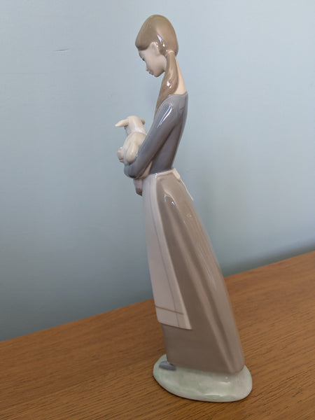 Lladro Girl With Lamb