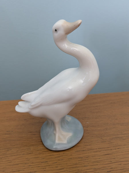Lladro Little Head Up Duck