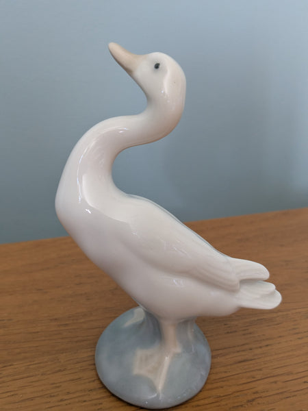 Lladro Little Head Up Duck