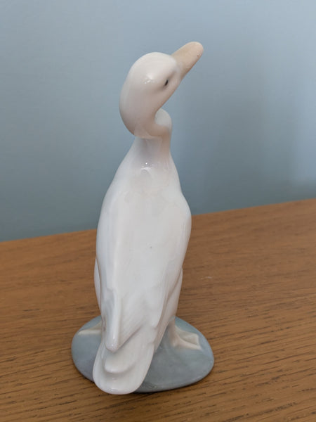 Lladro Little Head Up Duck