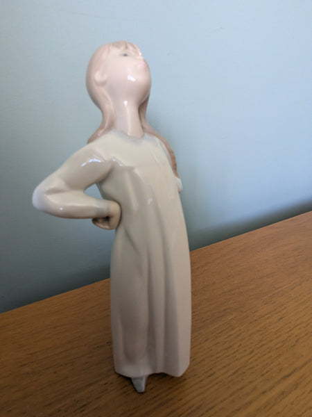 Lladro Girl with Hands on Hips