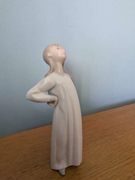 Lladro Girl with Hands on Hips