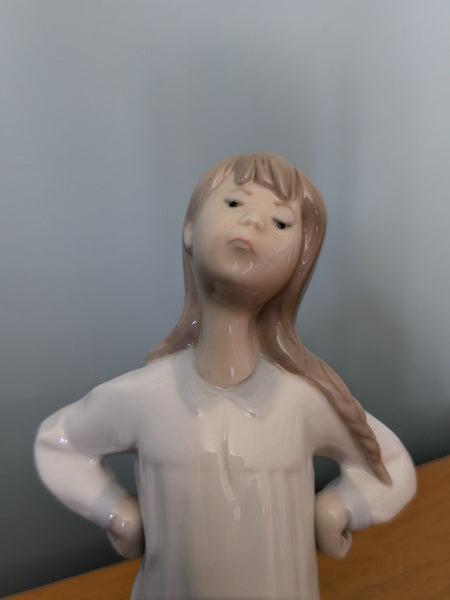 Lladro Girl with Hands on Hips