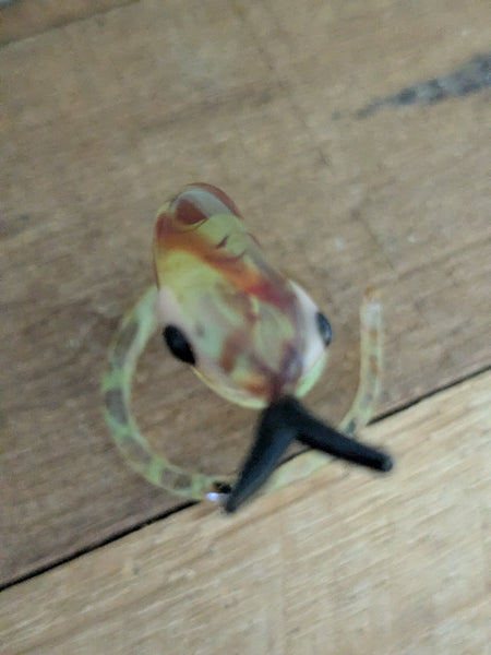 Vintage Hand Made Glass Stripy Cobra Snake