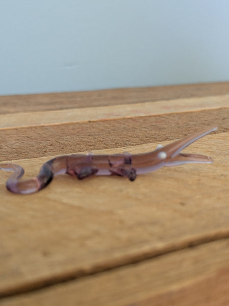 Vintage Hand Made Glass Saw Shark