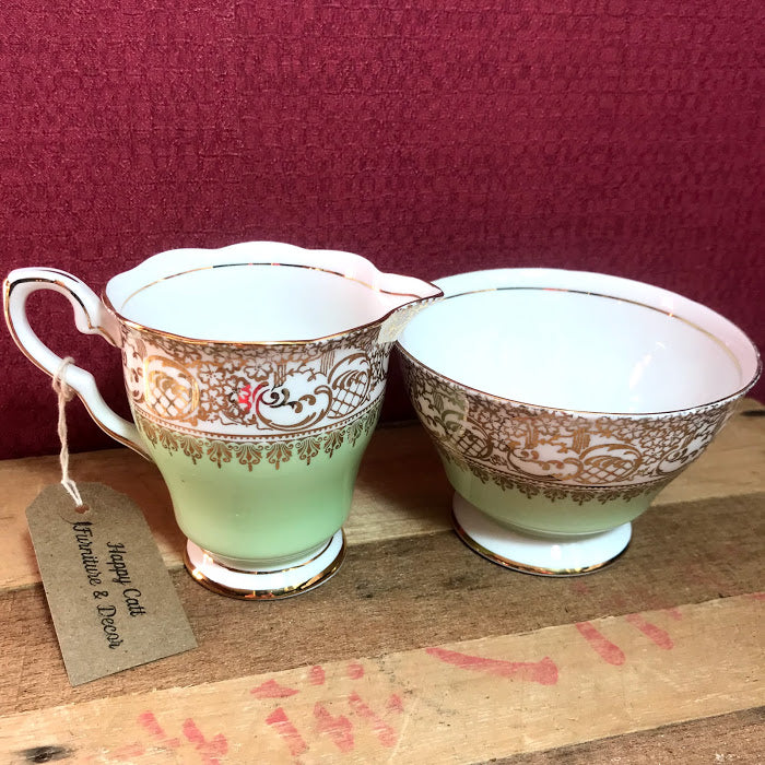 Royal Stafford Sugar Bowl and Milk Jug