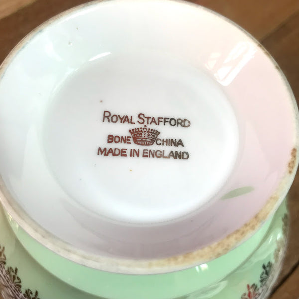 Royal Stafford Sugar Bowl and Milk Jug