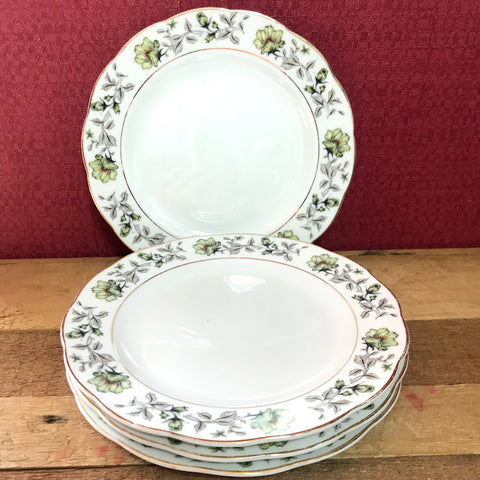 Wild Rose Vintage Side Plates x 4