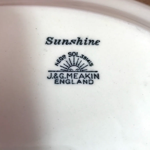 Meakin Sunshine Oval Serving Plate