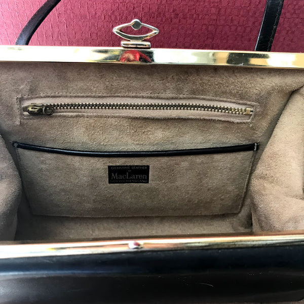 MacLaren Vintage Brown Leather Hand Bag