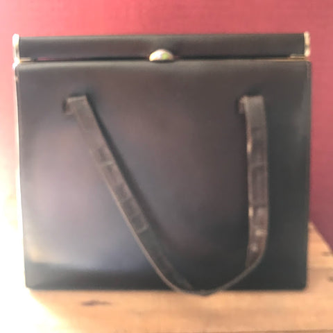 Brown Leather Vintage Hand Bag