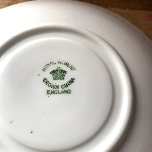 Crown China Saucers x 6