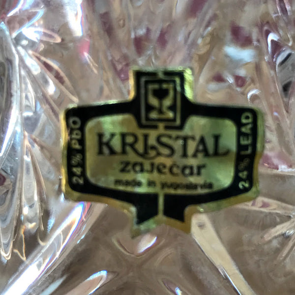 Kristal Zajecar 24% Lead Glass Bell