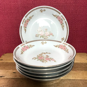 Crown Ming by Tienshan Dishes x 6