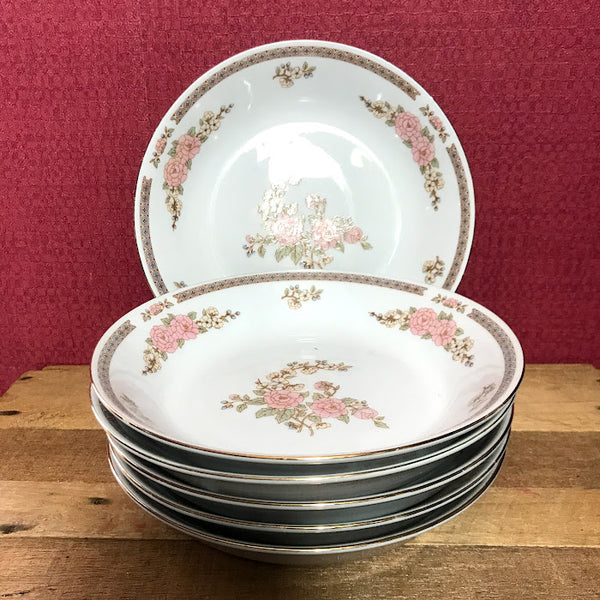Crown Ming by Tienshan Dishes x 6