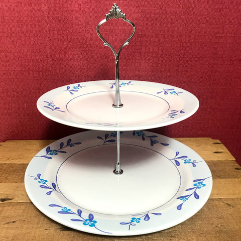 Plastic Plate Stand 2 Tier