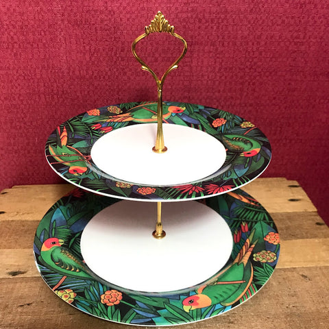 Plastic Plate Stand 2 Tier