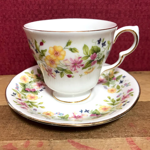 Colclough Hedgerow Tea Cup and Saucer