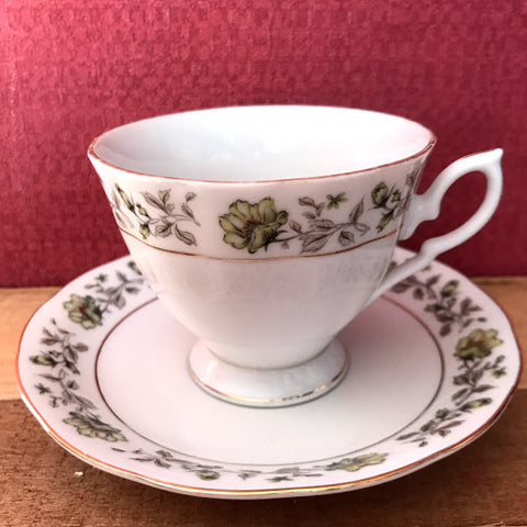 China Tea Cup and Saucer Wild Rose