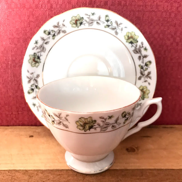 China Tea Cup and Saucer Wild Rose