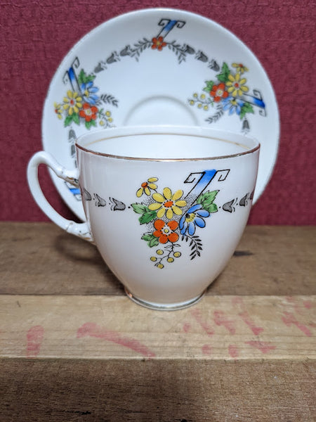 Anchor China Bridgwood Tea Cup and Saucer