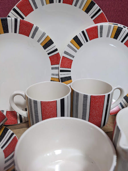 Retro Regency Tea Set