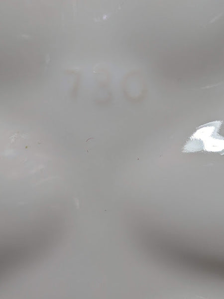 White China Egg Plate