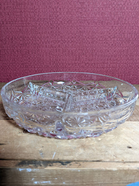 Glass Sectioned Serving Dish