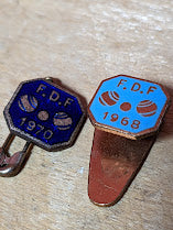 Francis Drake Bowls Fellowship Badges x 2