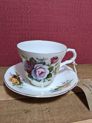 Crown Trent Bone China Cup and Saucer