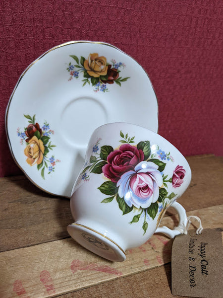 Crown Trent Bone China Cup and Saucer
