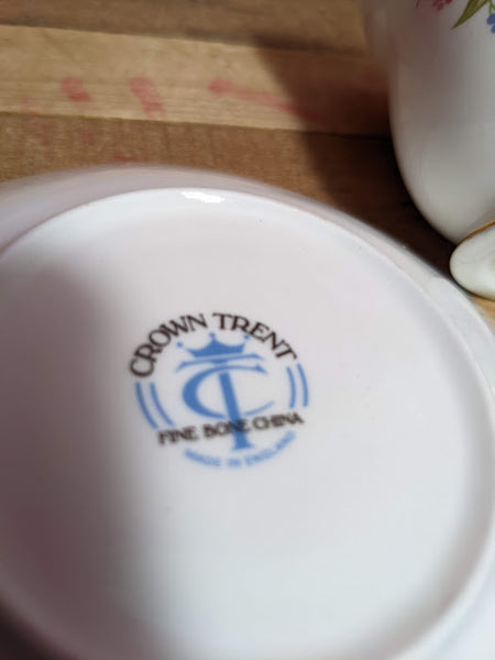 Crown Trent Bone China Cup and Saucer