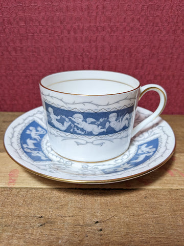 Coalport Revelry Straight Sided Coffee or Tea Cup and Saucer