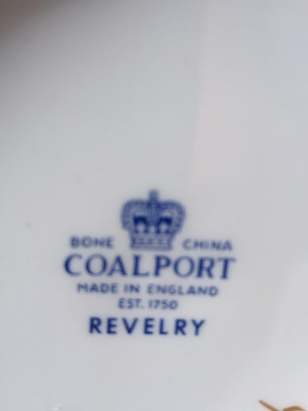Coalport Revelry Straight Sided Coffee or Tea Cup and Saucer
